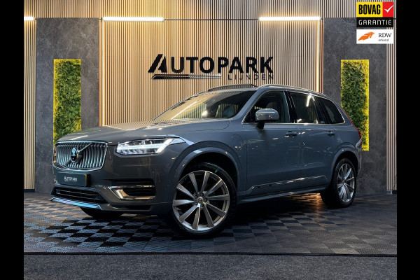 Volvo XC90 2.0 T8 Twin Engine AWD Inscription BTW|PANO|HuD|H&K|MEMORY|360 CAM|KEYLESS|LUCHTVERING|TREKHAAK|7PERSOONS|CARPLAY|VOL!