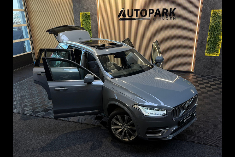 Volvo XC90 2.0 T8 Twin Engine AWD Inscription BTW|PANO|HuD|H&K|MEMORY|360 CAM|KEYLESS|LUCHTVERING|TREKHAAK|7PERSOONS|CARPLAY|VOL!