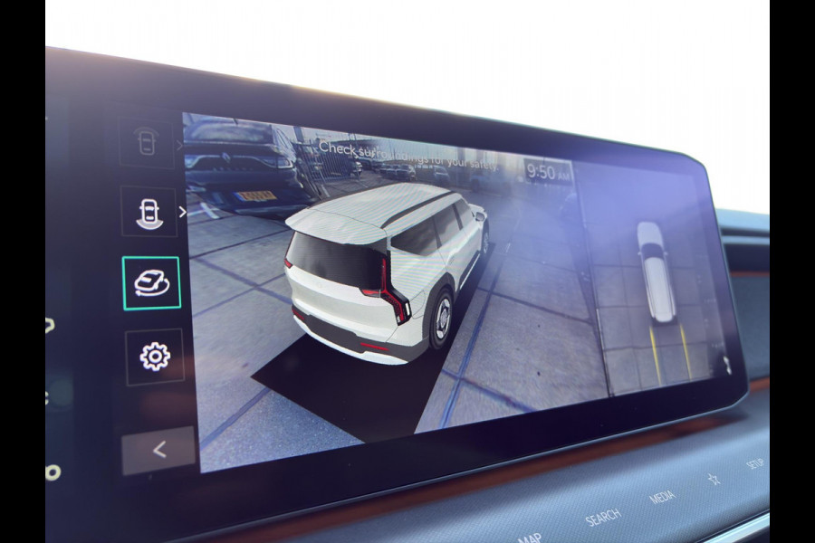 Kia EV9 Plus 99.8 kWh Navigatie | 360-camera | Apple Carplay / Android Auto | Heads-up | Meridian Soundsystem | Stoelverkoeling & Verwarming |
