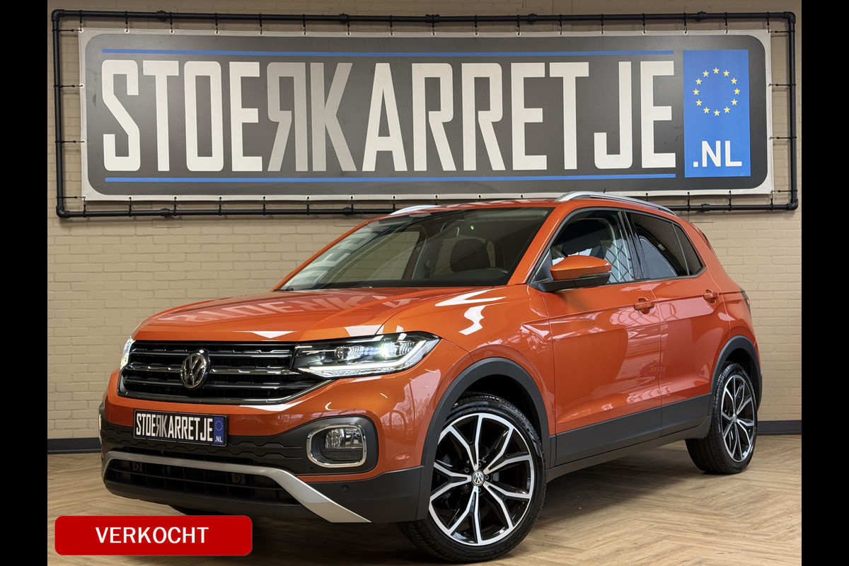 Volkswagen T-Cross 1.0 TSI Style 115pk DSG | VERKOCHT! Carplay | 18" | Camera | Digitaal cockpit | ACC | Dode hoek | 100% Volkswagen dealer onderhouden!