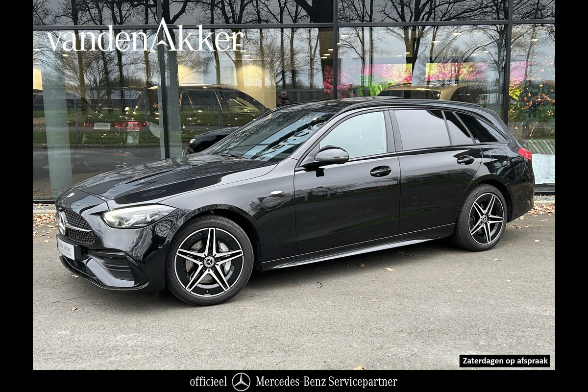 Mercedes-Benz C-Klasse 300e AMG Estate // Trekhaak // Panoramadak // Distronic // 360 Camera // Memory // Sfeerverlichting