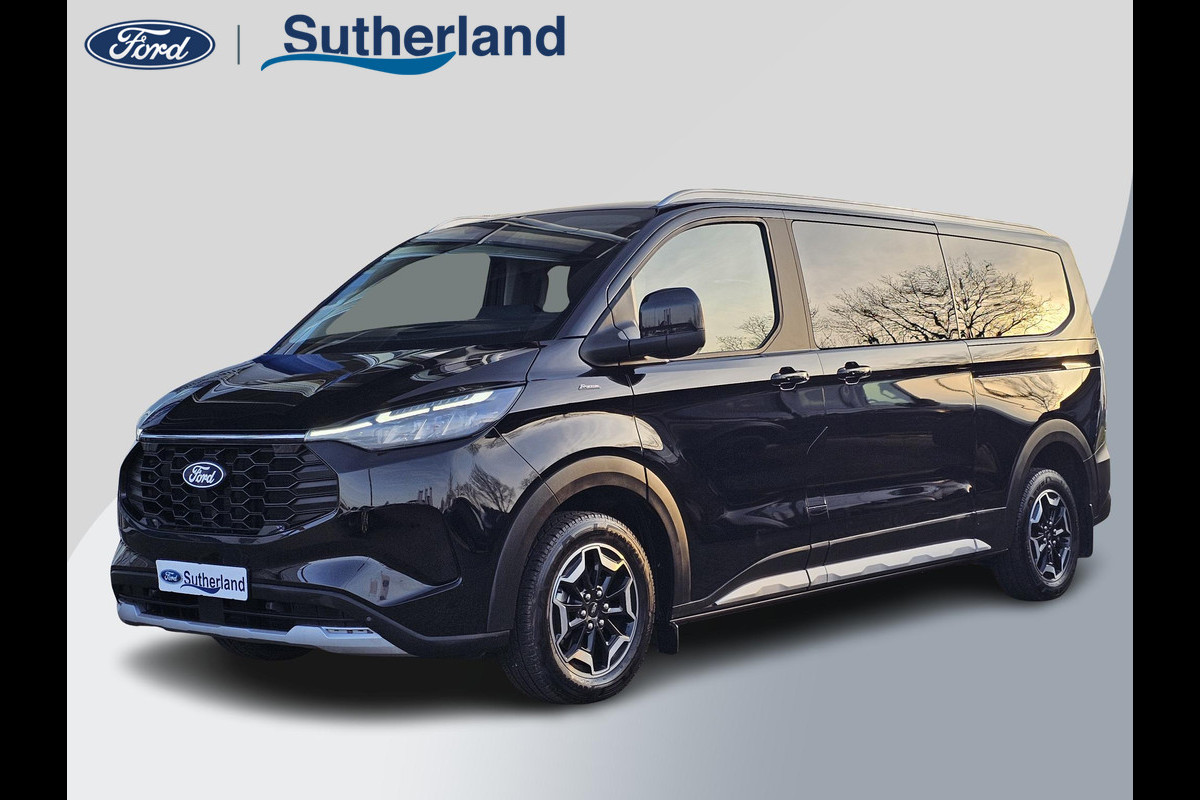 Ford Transit Custom Tourneo 340 2.5 PHEV L2H1 Active 233pk | Adaptieve Cruise | Stuurverwarming | 8 Pers | Prijs incl. BTW en BPM | Wegklapbare Trekhaak | Dubbele Schuifdeur | BLIS | B&O Audio | Verlengde Fabrieksgarantie tot 05-2029