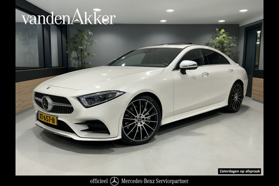 Mercedes-Benz CLS-Klasse 450 4Matic AMG // Burmester // 360 Camera // Sunroof // Trekhaak // 20 inch // Designo White // Distronic