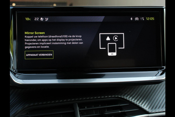 Peugeot 208 1.2 Hybrid 121 PK Automaat Allure | Navigatie | Apple Carplay/Android Auto | Airco | Camera | Parkeer sensoren | Cruise Control | Led | Lichtmetalen Velgen