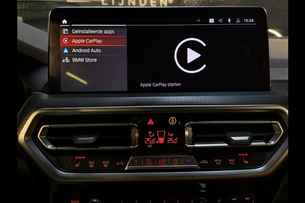 BMW X3 XDrive30e High Executive M-SPORT|PANO|HuD|LASER|CARPLAY|TREKHAAK|SFEERVERLICHTING|STUURVERWARMING|PLUG IN HYBRIDE|292PK