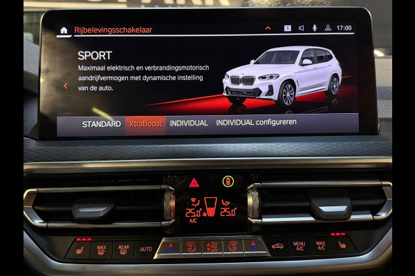 BMW X3 XDrive30e High Executive M-SPORT|PANO|HuD|LASER|CARPLAY|TREKHAAK|SFEERVERLICHTING|STUURVERWARMING|PLUG IN HYBRIDE|292PK