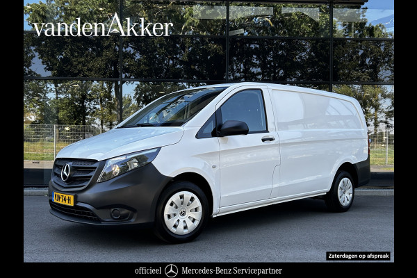 Mercedes-Benz Vito 110 CDI L2 Lang // Trekhaak // Airco // Achterklep // 12 mnd Garantie // Bank // Radio // CV // Betimmering // Wieldoppen