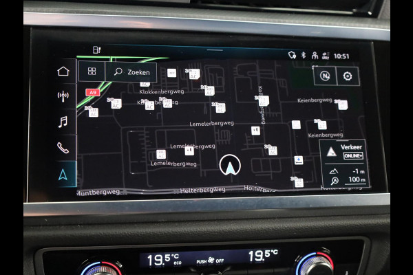 Audi Q3 45 TFSI e Advanced edition 245pk | Navigatie | Sportstoelen | 19 inch lichtmetalen velgen | Stoelverwarming | Adaptieve cruise controle