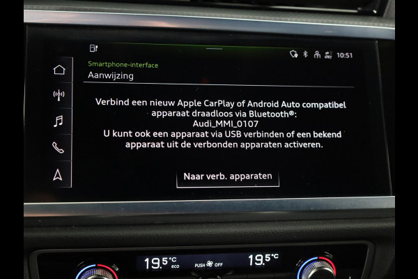 Audi Q3 45 TFSI e Advanced edition 245pk | Navigatie | Sportstoelen | 19 inch lichtmetalen velgen | Stoelverwarming | Adaptieve cruise controle