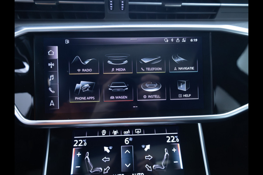 Audi A6 Limousine 45 TFSI Sport S line Edition | 20" LMV | Panoramadak | Adaptive cruise | Navigatie | Stoelverwarming, Parkeersensoren voor en achter