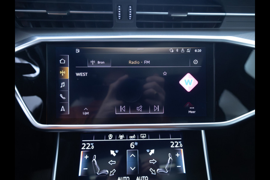 Audi A6 Limousine 45 TFSI Sport S line Edition | 20" LMV | Panoramadak | Adaptive cruise | Navigatie | Stoelverwarming, Parkeersensoren voor en achter