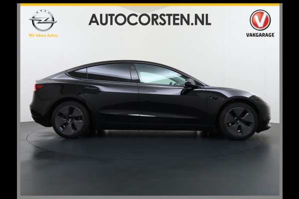 Tesla Model 3 RWD SR plus 325PK LFP Accu Ivory AutoPilot Leder Pano-dak FSD-vb. Adaptive-Cruise Camera's Elektr.-Stuur+Stoelen+Spiegels+Geheug Priv.Glasss Navi LED DAB Voorverwarmen Keyless One-Pedal-Drive Lmv 18" SOH 89% 1e Eigenaar Origineel Nederlandse Auto Fabrieks Garantie op Accu en Motor tot 23-08-2031 / 160.000km