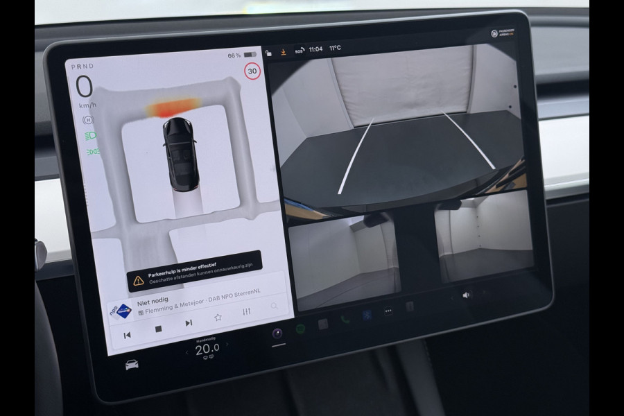 Tesla Model 3 RWD SR plus 325PK LFP Accu Ivory AutoPilot Leder Pano-dak FSD-vb. Adaptive-Cruise Camera's Elektr.-Stuur+Stoelen+Spiegels+Geheug Priv.Glasss Navi LED DAB Voorverwarmen Keyless One-Pedal-Drive Lmv 18" SOH 89% 1e Eigenaar Origineel Nederlandse Auto Fabrieks Garantie op Accu en Motor tot 23-08-2031 / 160.000km