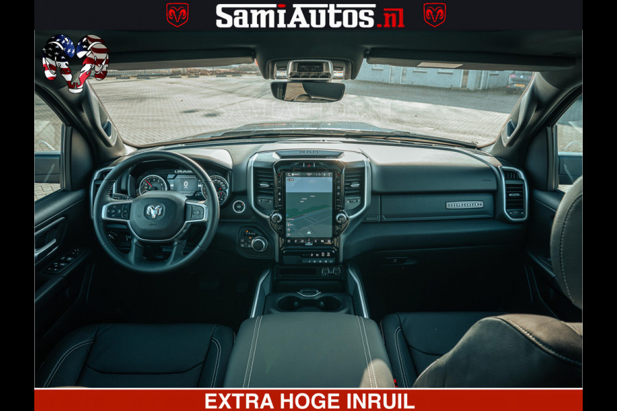 Dodge Ram SPORT | 5.7 V8 4x4 HEMI | PANORAMA DAK | GROOTSCHEM 12 INCH | LPG | Patriot Blue | CREW CAB | DUBBELE CABINE | 5 PERSOONS | DC | VOORRAAD NR 2555 - 3325