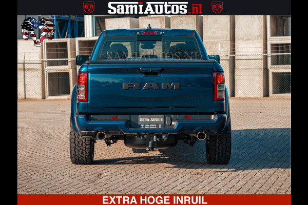 Dodge Ram SPORT | 5.7 V8 4x4 HEMI | PANORAMA DAK | GROOTSCHEM 12 INCH | LPG | Patriot Blue | CREW CAB | DUBBELE CABINE | 5 PERSOONS | DC | VOORRAAD NR 2555 - 3325