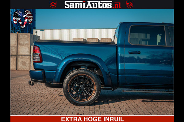 Dodge Ram SPORT | 5.7 V8 4x4 HEMI | PANORAMA DAK | GROOTSCHEM 12 INCH | LPG | Patriot Blue | CREW CAB | DUBBELE CABINE | 5 PERSOONS | DC | VOORRAAD NR 2555 - 3325
