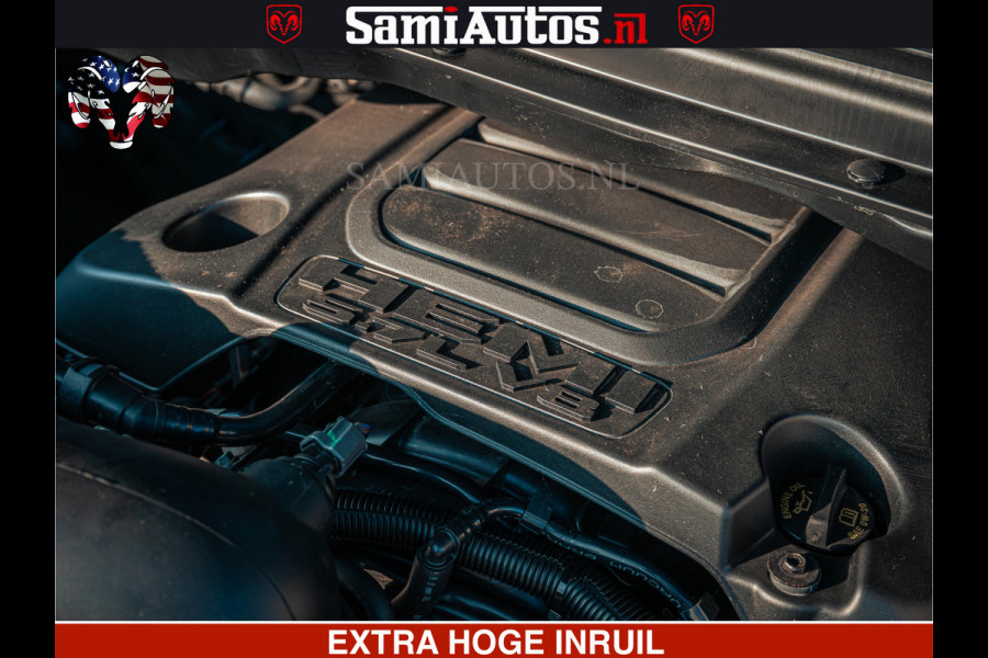 Dodge Ram SPORT | 5.7 V8 4x4 HEMI | PANORAMA DAK | GROOTSCHEM 12 INCH | LPG | Patriot Blue | CREW CAB | DUBBELE CABINE | 5 PERSOONS | DC | VOORRAAD NR 2555 - 3325