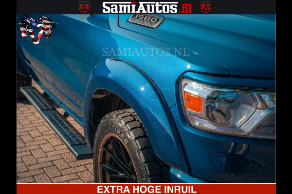 Dodge Ram SPORT | 5.7 V8 4x4 HEMI | PANORAMA DAK | GROOTSCHEM 12 INCH | LPG | Patriot Blue | CREW CAB | DUBBELE CABINE | 5 PERSOONS | DC | VOORRAAD NR 2555 - 3325