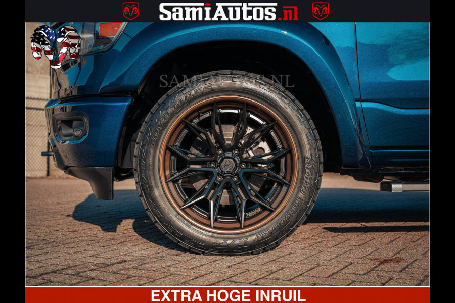 Dodge Ram SPORT | 5.7 V8 4x4 HEMI | PANORAMA DAK | GROOTSCHEM 12 INCH | LPG | Patriot Blue | CREW CAB | DUBBELE CABINE | 5 PERSOONS | DC | VOORRAAD NR 2555 - 3325