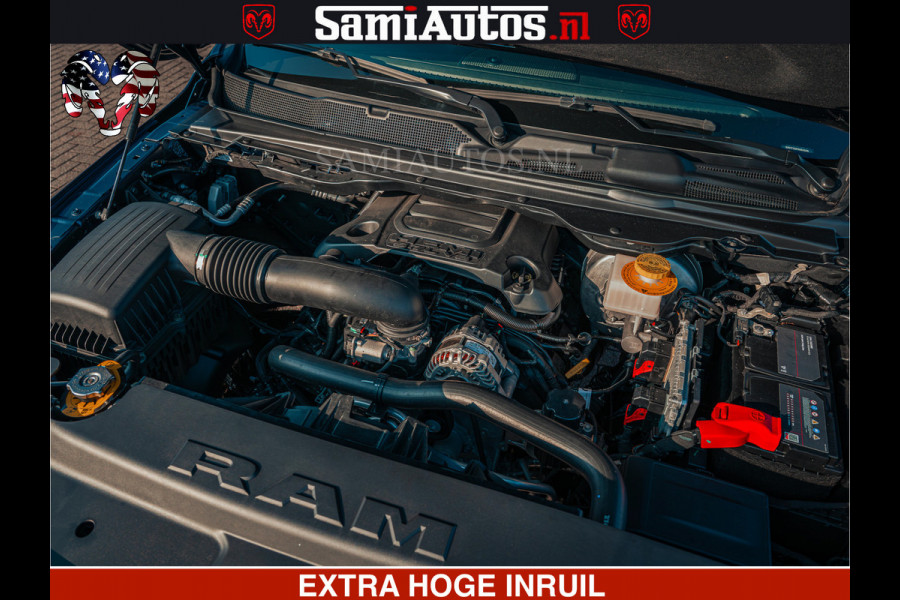 Dodge Ram SPORT | 5.7 V8 4x4 HEMI | PANORAMA DAK | GROOTSCHEM 12 INCH | LPG | Patriot Blue | CREW CAB | DUBBELE CABINE | 5 PERSOONS | DC | VOORRAAD NR 2555 - 3325