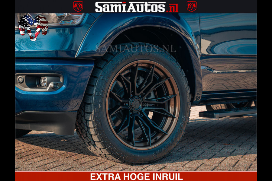 Dodge Ram SPORT | 5.7 V8 4x4 HEMI | PANORAMA DAK | GROOTSCHEM 12 INCH | LPG | Patriot Blue | CREW CAB | DUBBELE CABINE | 5 PERSOONS | DC | VOORRAAD NR 2555 - 3325