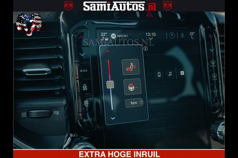 Dodge Ram SPORT | 5.7 V8 4x4 HEMI | PANORAMA DAK | GROOTSCHEM 12 INCH | LPG | Patriot Blue | CREW CAB | DUBBELE CABINE | 5 PERSOONS | DC | VOORRAAD NR 2555 - 3325
