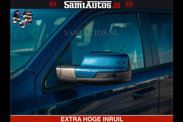 Dodge Ram SPORT | 5.7 V8 4x4 HEMI | PANORAMA DAK | GROOTSCHEM 12 INCH | LPG | Patriot Blue | CREW CAB | DUBBELE CABINE | 5 PERSOONS | DC | VOORRAAD NR 2555 - 3325