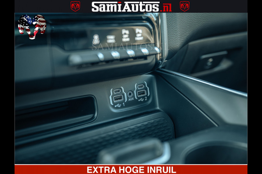 Dodge Ram SPORT | 5.7 V8 4x4 HEMI | PANORAMA DAK | GROOTSCHEM 12 INCH | LPG | Patriot Blue | CREW CAB | DUBBELE CABINE | 5 PERSOONS | DC | VOORRAAD NR 2555 - 3325