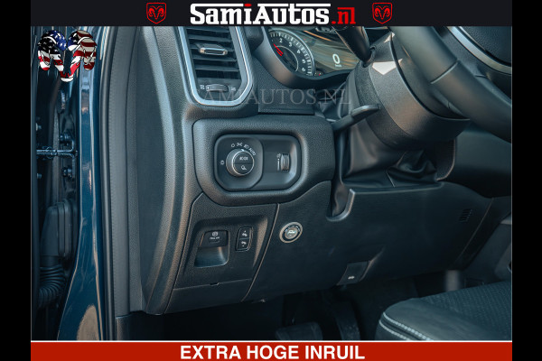 Dodge Ram SPORT | 5.7 V8 4x4 HEMI | PANORAMA DAK | GROOTSCHEM 12 INCH | LPG | Patriot Blue | CREW CAB | DUBBELE CABINE | 5 PERSOONS | DC | VOORRAAD NR 2555 - 3325