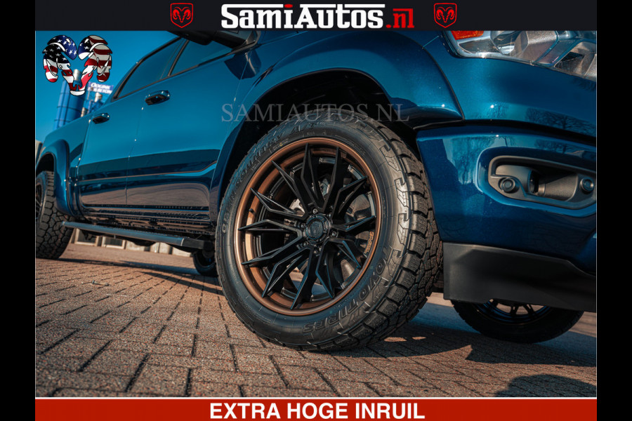 Dodge Ram SPORT | 5.7 V8 4x4 HEMI | PANORAMA DAK | GROOTSCHEM 12 INCH | LPG | Patriot Blue | CREW CAB | DUBBELE CABINE | 5 PERSOONS | DC | VOORRAAD NR 2555 - 3325