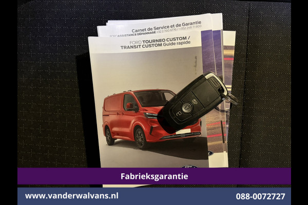 Ford Transit Custom 2.0 TDCI 136pk L2H1 Fabrieksgarantie Euro6 Airco | Camera | Apple Carplay | Cruisecontrol | Android Auto, Parkeersensoren, Verwarmde voorruit, Bijrijdersbank