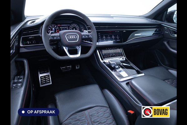 Audi RS Q8 RSQ8 4.0 V8 Urban Dynamic 800 PK / 1000 Nm Quattro | Keramisch | 24" Vossen | Akrapovic Titanium compleet | Panoramadak, Standkachel, Softclose, Stoelverw. & Ventilatie, Elec. trekhaak, B&O, 4 WST