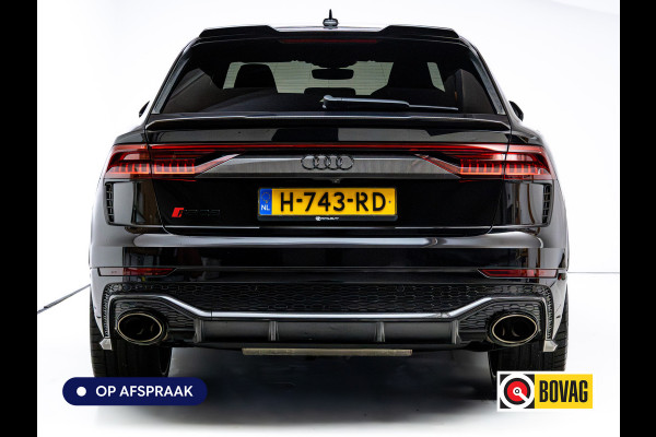 Audi RS Q8 RSQ8 4.0 V8 Urban Dynamic 800 PK / 1000 Nm Quattro | Keramisch | 24" Vossen | Akrapovic Titanium compleet | Panoramadak, Standkachel, Softclose, Stoelverw. & Ventilatie, Elec. trekhaak, B&O, 4 WST