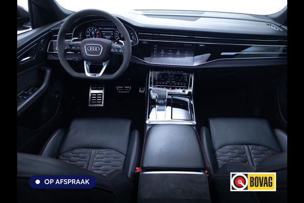 Audi RS Q8 RSQ8 4.0 V8 Urban Dynamic 800 PK / 1000 Nm Quattro | Keramisch | 24" Vossen | Akrapovic Titanium compleet | Panoramadak, Standkachel, Softclose, Stoelverw. & Ventilatie, Elec. trekhaak, B&O, 4 WST