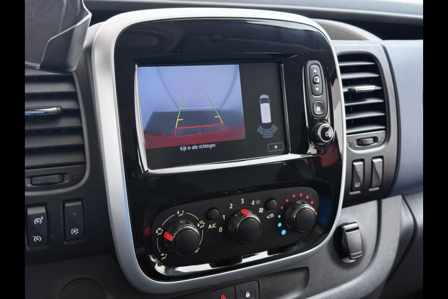 Opel Vivaro D126PK Dubbele Cabine 5-Persoons L2H1 Trekhaak Camera Navi Airco Cruise Control Pdc Sport EcoFlex 1.6CDTI Euro 6 Betonplex Vloer Wandbetimmering Schuifdeur Regen-Lichtsensor 1e Eigenaar Origineel Nederlandse Auto Dealeronderhouden 2.000kg trekvermogen