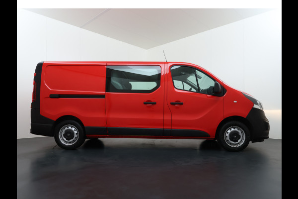 Opel Vivaro D126PK Dubbele Cabine 5-Persoons L2H1 Trekhaak Camera Navi Airco Cruise Control Pdc Sport EcoFlex 1.6CDTI Euro 6 Betonplex Vloer Wandbetimmering Schuifdeur Regen-Lichtsensor 1e Eigenaar Origineel Nederlandse Auto Dealeronderhouden 2.000kg trekvermogen