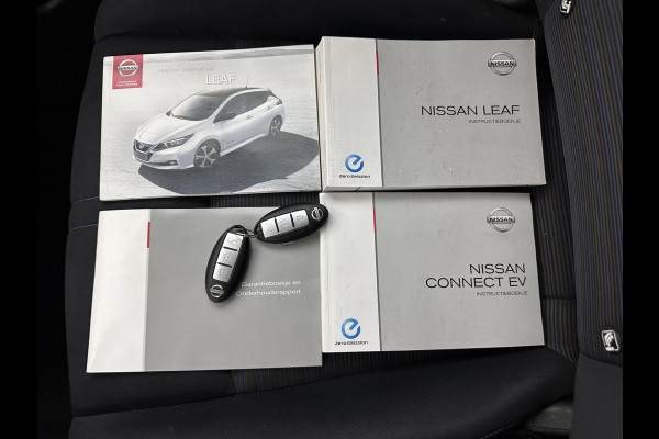 Nissan Leaf Acenta 40 kWh (INCL-BTW) Aut. *HEATPUMP | ADAPTIVE-CRUISE | KEYLESS | TOPVIEW | NAVI-FULLMAP | BLINDSPOT | DAB+ | HEATED-COMFORTSEATS | DIGI-COCKPIT | PRIVACYGLASS | 16"ALU*