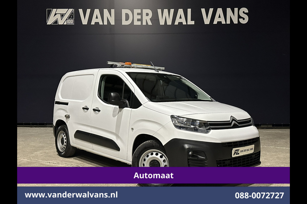 Citroën Berlingo 1.2 PureTech 131pk Automaat **Benzine** L1H1 Euro6 Airco | 3-Zits | Navigatie | Camera | Apple carplay android auto, cruisecontrol, parkeersensoren