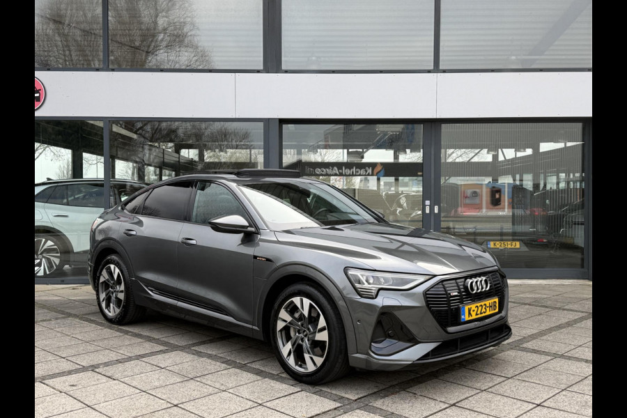 Audi e-tron Sportback Aut. 55 quattro S-Line 95 kWh | SoH 87% | Trekhaak | Panorama | Camera |