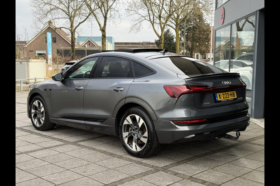 Audi e-tron Sportback Aut. 55 quattro S-Line 95 kWh | SoH 87% | Trekhaak | Panorama | Camera |