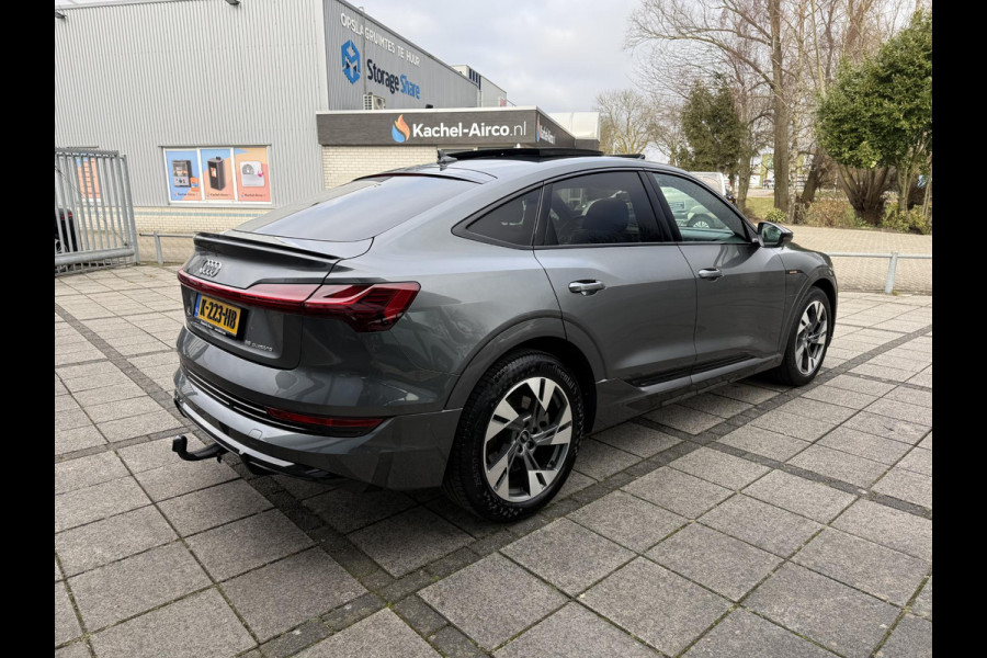 Audi e-tron Sportback Aut. 55 quattro S-Line 95 kWh | SoH 87% | Trekhaak | Panorama | Camera |
