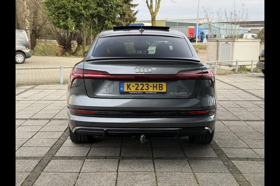 Audi e-tron Sportback Aut. 55 quattro S-Line 95 kWh | SoH 87% | Trekhaak | Panorama | Camera |