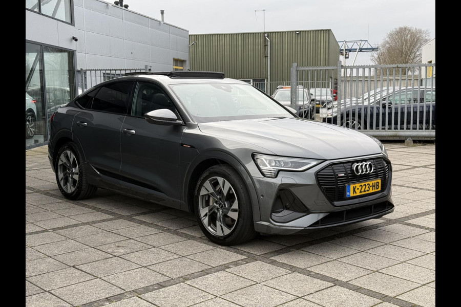 Audi e-tron Sportback Aut. 55 quattro S-Line 95 kWh | SoH 87% | Trekhaak | Panorama | Camera |