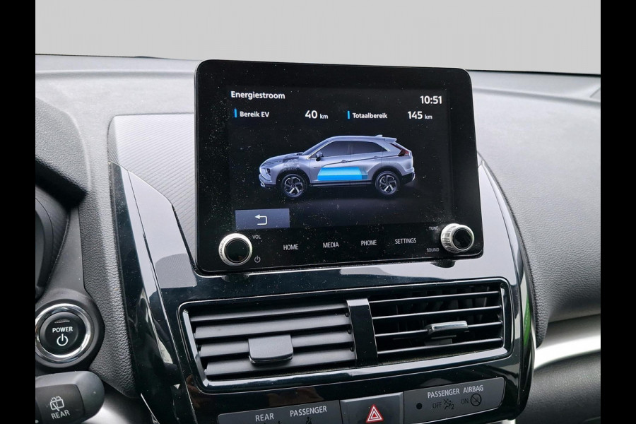 Mitsubishi Eclipse Cross 2.4 PHEV Intense Trekhaak 1500kg | all-seasons | camera Fabrieksgarantie tot 2030!