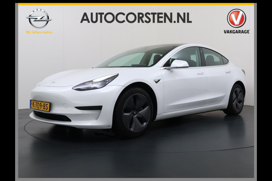 Tesla Model 3 RWD SR plus Soh 90% LFP Accu AutoPilot Leder Panoramadak Adaptive-Cruise Camera's Elektr.-Stuur+Stoelen+Spiegels+Geheugen+Easy-E Navi LED DAB Voorverwarmen Keyless One-Pedal-Drive Lmv 18" SOH 90% 1e Eigenaar Origineel Nederlandse Auto