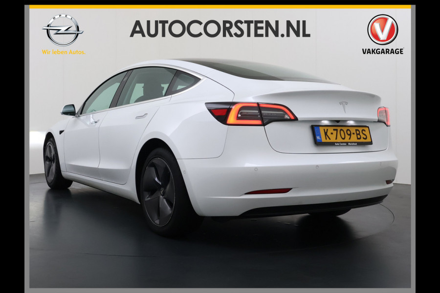Tesla Model 3 RWD SR plus Soh 90% LFP Accu AutoPilot Leder Panoramadak Adaptive-Cruise Camera's Elektr.-Stuur+Stoelen+Spiegels+Geheugen+Easy-E Navi LED DAB Voorverwarmen Keyless One-Pedal-Drive Lmv 18" SOH 90% 1e Eigenaar Origineel Nederlandse Auto