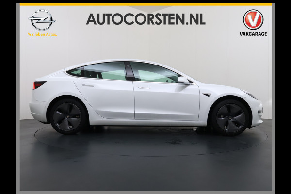 Tesla Model 3 RWD SR plus Soh 90% LFP Accu AutoPilot Leder Panoramadak Adaptive-Cruise Camera's Elektr.-Stuur+Stoelen+Spiegels+Geheugen+Easy-E Navi LED DAB Voorverwarmen Keyless One-Pedal-Drive Lmv 18" SOH 90% 1e Eigenaar Origineel Nederlandse Auto