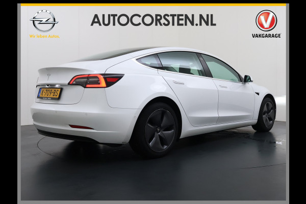 Tesla Model 3 RWD SR plus Soh 90% LFP Accu AutoPilot Leder Panoramadak Adaptive-Cruise Camera's Elektr.-Stuur+Stoelen+Spiegels+Geheugen+Easy-E Navi LED DAB Voorverwarmen Keyless One-Pedal-Drive Lmv 18" SOH 90% 1e Eigenaar Origineel Nederlandse Auto