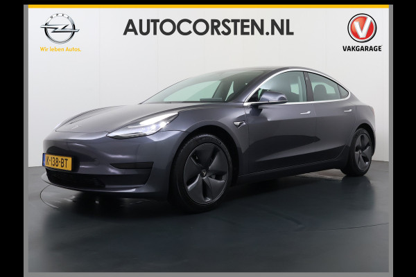 Tesla Model 3 RWD SR plus Soh 92% LFP Accu Trekhaak AutoPilot Leder Panoramadak Adaptive-Cruise Camera's Elektr.-Stuur+Stoelen+Spiegels+Geheug Navi LED DAB Voorverwarmen Keyless One-Pedal-Drive Lmv 18" SOH 92% 1e Eigenaar Origineel Nederlandse Auto 1.000kg Trekvermogen
