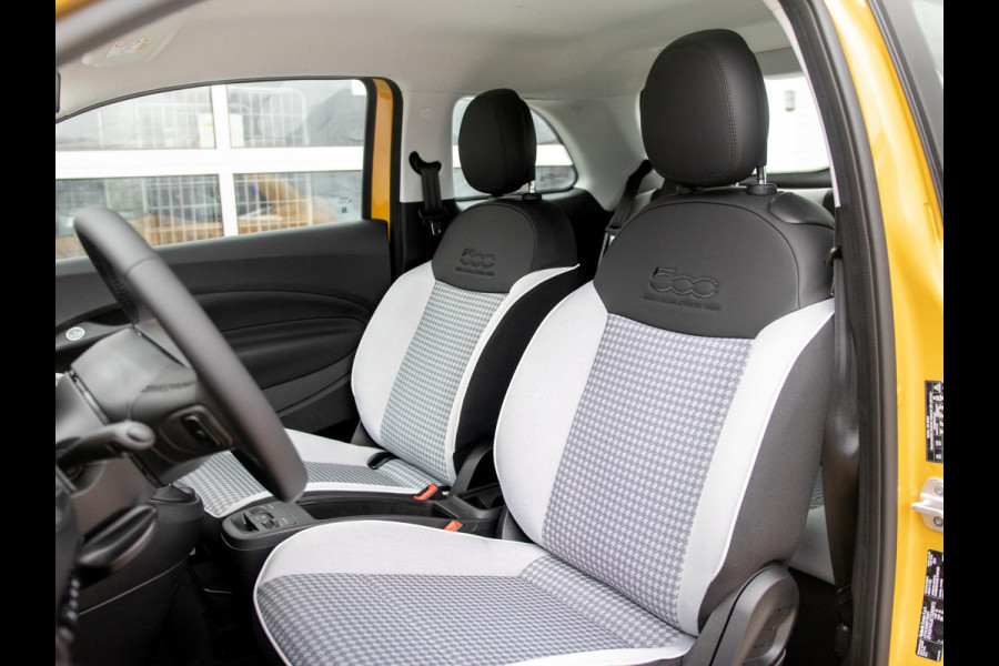 Fiat 500 Hybrid Torino Launch Edition | Private Lease € 387,- | New | Clima | Carplay | PDC | Priv Glass | Sun of Italy